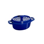 STAUB Staub oval mini casserole dish 0.2 l blue