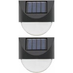 Pack de 2 appliques solaires rectangulaires 2 x 6 lumens Ez Solar