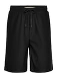 Woodbird Wbben Plisse Shorts Svart