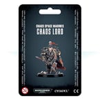 Games Workshop Warhammer 40k - Space Marine du Chaos Lord 99070102014 Noir