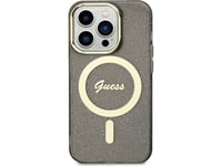 Guess Guhmn61hcmcgk Iphone 11 / Xr 6.1"Black Hardcase Glitter Gold Magsafe