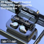Led Mirror TWS Bluetooth Earphones 3500mAh Power Bank Charging Box Casque sans fil Stéréo Écouteurs Casques Mic amp; Lampe de poche-M18