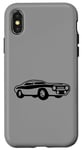 Coque pour iPhone X/XS Vieille voiture vintage minuterie rétro Turbo Cars Fast Driver Driving