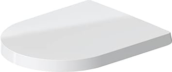 Duravit 002001 ME by Starck Toilet Seat with Stainless Steel Hinges, White Satin Finish, Longueur: 45,8 cm