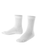 FALKE Unisex Kids Cotton Finesse K SO Thin Plain 1 Pair Socks, White (White 2000), 3-5