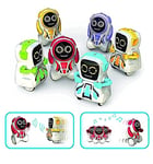 Silverlit 7530-88529 Pokibot Robot Voice Playback, Sound Activated Motions, Dance and Interact, LED Face, App Avaliable for Extra Fun, Children 3+, Multicolour