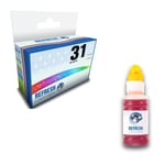 Refresh Cartridges Replacement Yellow 31 Ink Compatible With HP Printers