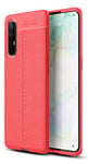 Hülle® Firmness and Flexibility Case Compatible for OPPO Reno 3 Pro(Red)