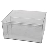 Clas Ohlson Kylskåpsförvaring med avdelare, transparent