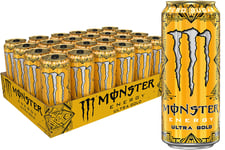 Monster Energy Ultra Gold 50cl x 24st (helt flak)