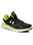 Under Armour Micro G Velocity Running Shoes Size 8.5 Black RRP £75 Brand New