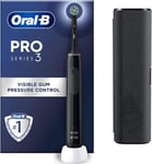 Oral-B Pro 3 Electric Toothbrush with Smart Pressure Sensor, 2 Pin UK Plug Blac