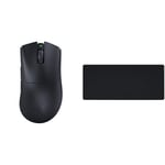 Razer DeathAdder V3 Pro - Souris Esports Ergonomique sans Fil Légère, Design léger 63g & Gigantus V2 XXL- Tapis de Souris Gaming Souple pour la rapidité et Le contrôle, 940 x 410x 4mm