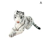 Lifelike Tiger Plush Animal Doll Children Kids Stuffed Toy A White