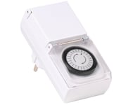 Vivanco 37672, Daglig Timer, Vit, Analog, 30 Min, Ip44, 220 - 240 V