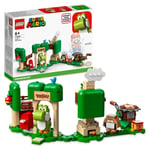 Lego 71406 Super Mario Ensemble d’Extension La Maison Cadeau de Yoshi, Jouet, Figurine Yoshi, à Combiner avec Pack de Démarrage Mario, Luigi ou Peach