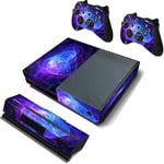 Violet Protecteur Vinyle Autocollant Peau Autocollants Wrap Cover Pour Xbox One Console De Jeu Contrôleur Kinect