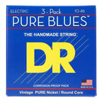 DR Strings PHR-10-3PK Pure blues el-guitar-strenge, 010-046 (3 sæt)