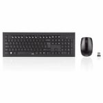 HAMA Cortino  2.4Ghz Wireless Combo Keyboard And Mouse Set PC Laptop UK Layout