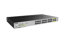 D-Link DGS 1026MP - switch - 26 porte - ikke administreret - monterbar på stativ