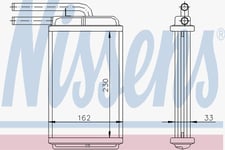 Värmeelement Nissens - Opel - Rekord