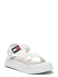 Tjw Eva Sandal Shoes Summer Shoes Platform Sandals White Tommy Hilfiger