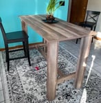 Rustic Breakfast Bar Table Dining Room Kitchen Island countre itzcominghome Tabl