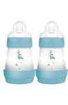 MAM Easy Active Baby Bottle | Easy to hold | Fast Flow Teat | 0+ Months | Blue
