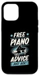 Coque pour iPhone 12/12 Pro Pour un instructeur de piano - Conseils de piano gratuits - Il suffit de demander