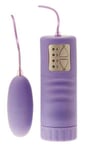 Aqua Silk Vibrating Purple Egg Bullet 4 Speed Wired Vibrator Waterproof Sex Toy
