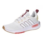 adidas Femme Racer TR23 Shoes Sneakers, FTWR White/FTWR White/Bright Red, 39 1/3 EU