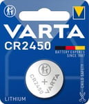 Knappcelle batteri CR 2450 Varta