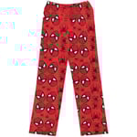 Spider-man bomullsbyxor, lösa pyjamasbyxor, dam, pyjamaslångbyxor, herr, tecknade sovbyxor, casual, flickor XL