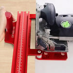Saw Guide Rail Aluminium-Alloy Woodworking Track Parallel Universal Tool Set☃