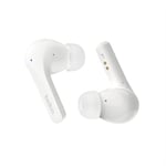 Belkin Écouteurs SoundForm™ Motion True Wireless avec suppression du bruit de fond (étui de recharge sans fil, deux micros, IPX5, résistance à l'eau, Bluetooth, pour iPhone et Samsung, blancs)