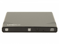 Lite-On eBAU108, Svart, Låda, Stationär/bärbar dator, DVD Super Multi DL, USB 2.0, CD, DVD
