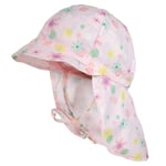 Maximo S child cap blossom-pink-dots- cap blossom-pink-dots- flower