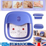 Electric Infrared Vibrating Wet Bath Foot Spa Soothing Relax Pedicure Massager