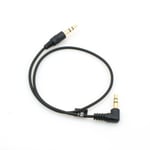 3-poliges 3.5 MM Jack Audio Stereo Aux Headset Cable Extension Angle 30 CM