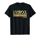 Vintage Liverpool England T-shirt British Love Gift Souvenir