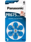 Panasonic PR44V675/PR44 (PR675) tarkoittaa kuulokojeiden paristokokoa.