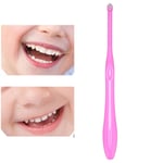 (Pink)Single Interspace Brush Orthodontic Dental Toothbrush Braces Cleaning