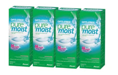 4 x 300ml OPTI-FREE PureMoist Contact Lens Solution - BULK BUY AND SAVE!!