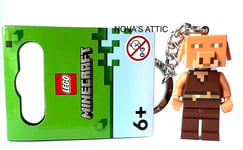 Lego Minecraft 854244 The Piglin Minifigure Keyring