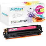 Toner type CE323A Jumao pour HP LaserJet Pro CM1415fn CM1415fnw, Magenta 1300 p