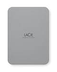 Seagate LaCie 5TB USB 3.1-C Portable Drive Secure - Space Grey