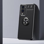 Deksel med Ringholder for OnePlus 9 Pro - Svart