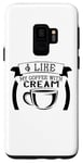 Coque pour Galaxy S9 J'aime mon café à la crème - Funny Coffee Lover