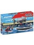 Playmobil City Action 71570 - Police & Robber Water Chase Play Set - RARE - New