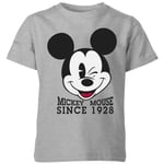 Disney Since 1928 Kids' T-Shirt - Grey - 11-12 Years